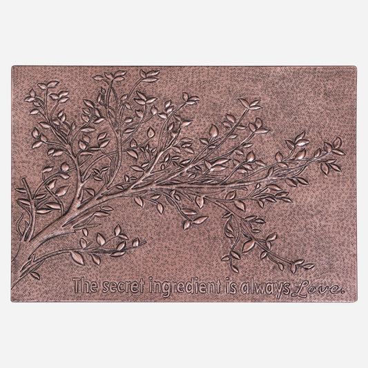 Tree Branches Copper Kitchen Backsplash Tile 15"x21.8"