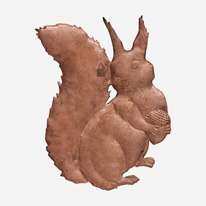 Squirrel Copper Wall Art