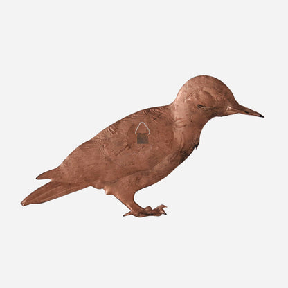 Large Copper Woodpecker Wall Art