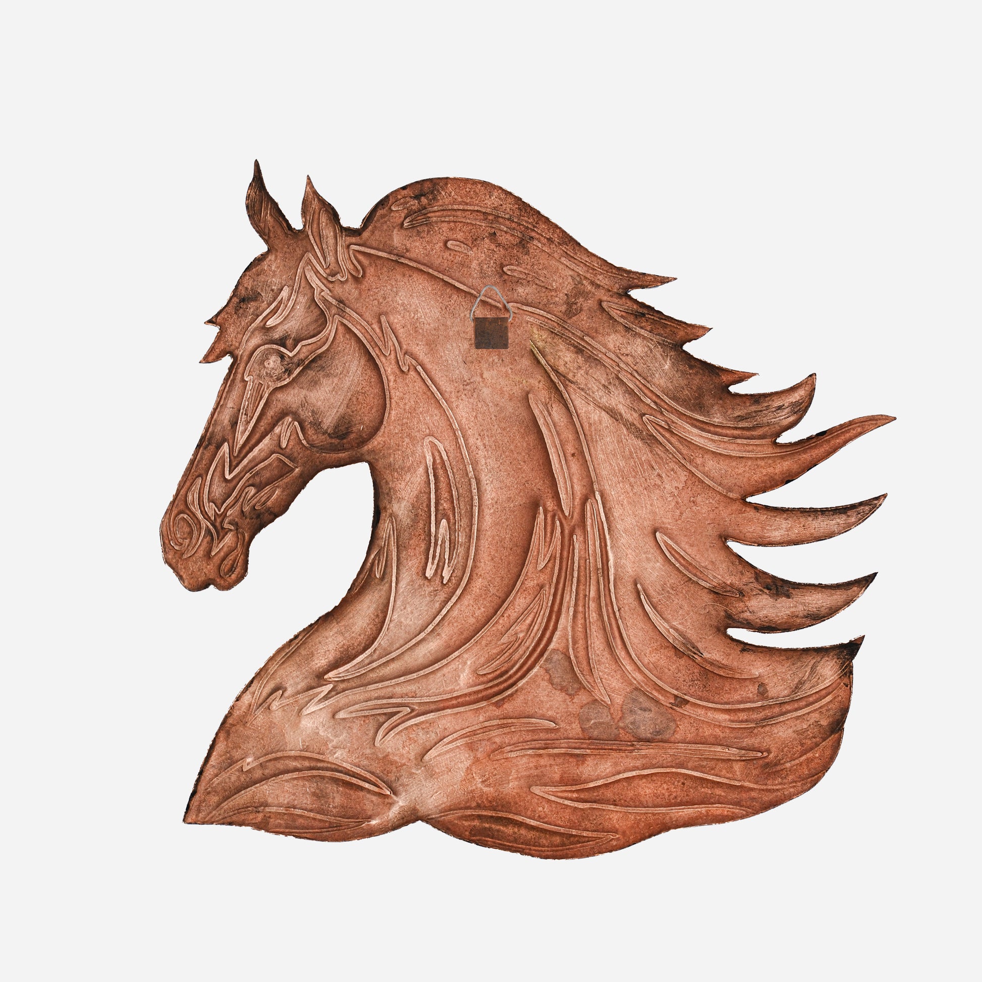 Horse Wall Art Copper Relief