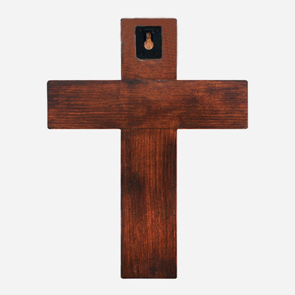 Wall Mounted Copper Cross Sculpture Artwork