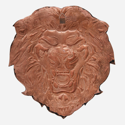 Lion Copper Wall Art