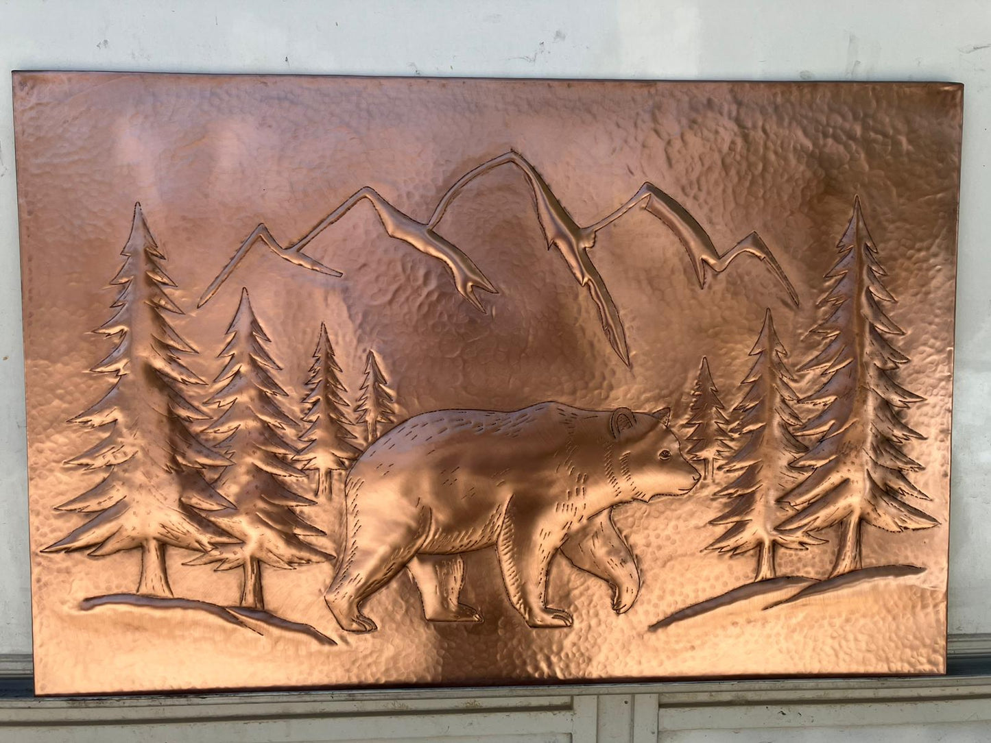 Brown Bear Copper Kitchen Backsplash