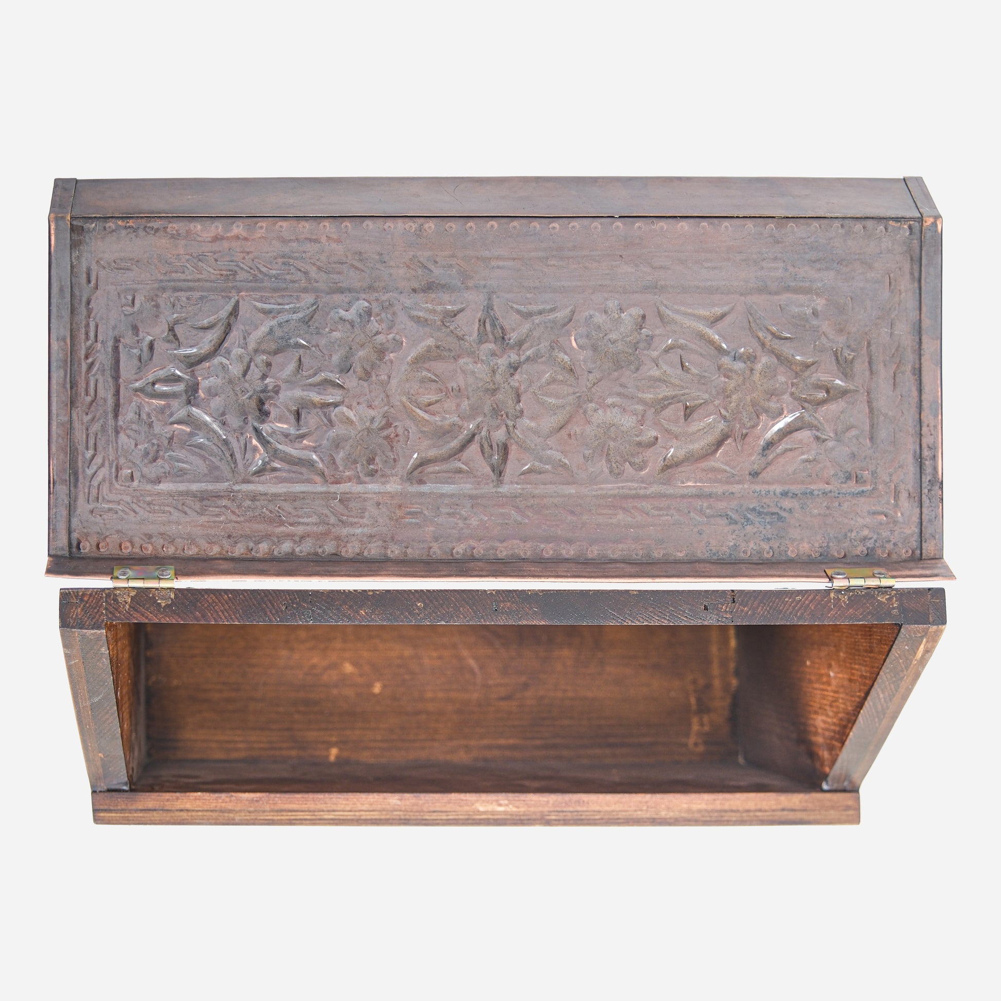 Wall Mounted Copper Letterbox