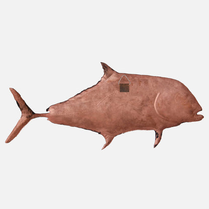 African Pompano Fish Copper Wall Art