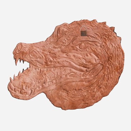 Crocodile Copper Wall Art