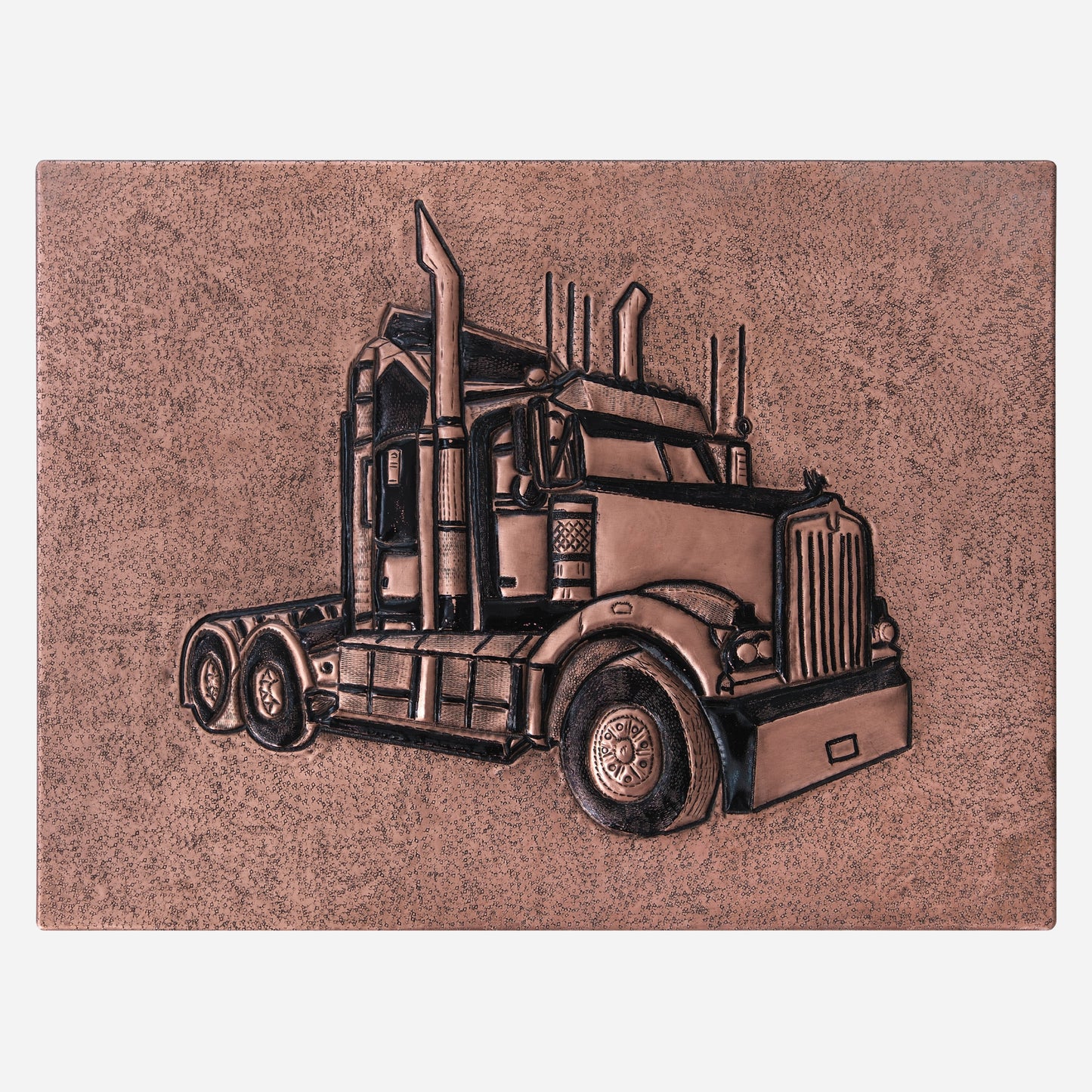 Truck Copper Wall Art 11.8x15.7" Copper&Black