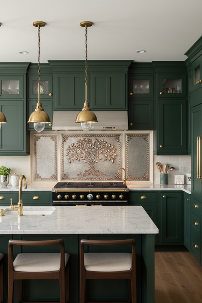 5-Panel Silver-Copper — Green Kitchen, Corrected Center