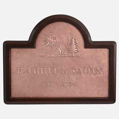 Copper Cabin Sign (From Palm to Pine) - Natuross