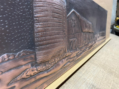 Countryside Silo & Barn Copper Kitchen Backsplash