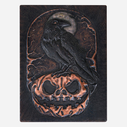 Halloween Copper Wall Art 15.7x11.8" - Natuross