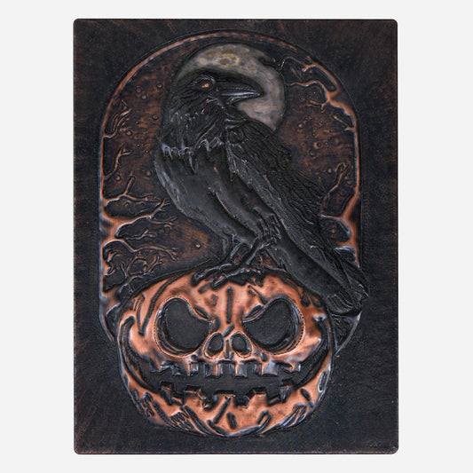 Halloween Copper Wall Art 15.7x11.8"