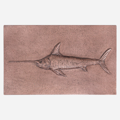 Swordfish Copper Wall Art 17.7"x29.8" - Natuross