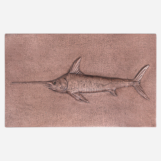 Swordfish Copper Wall Art 17.7"x29.8"