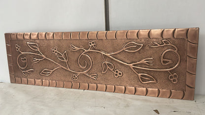 Copper Kitchen Island Panels — Handmade Decorative Copper Inserts - Natuross