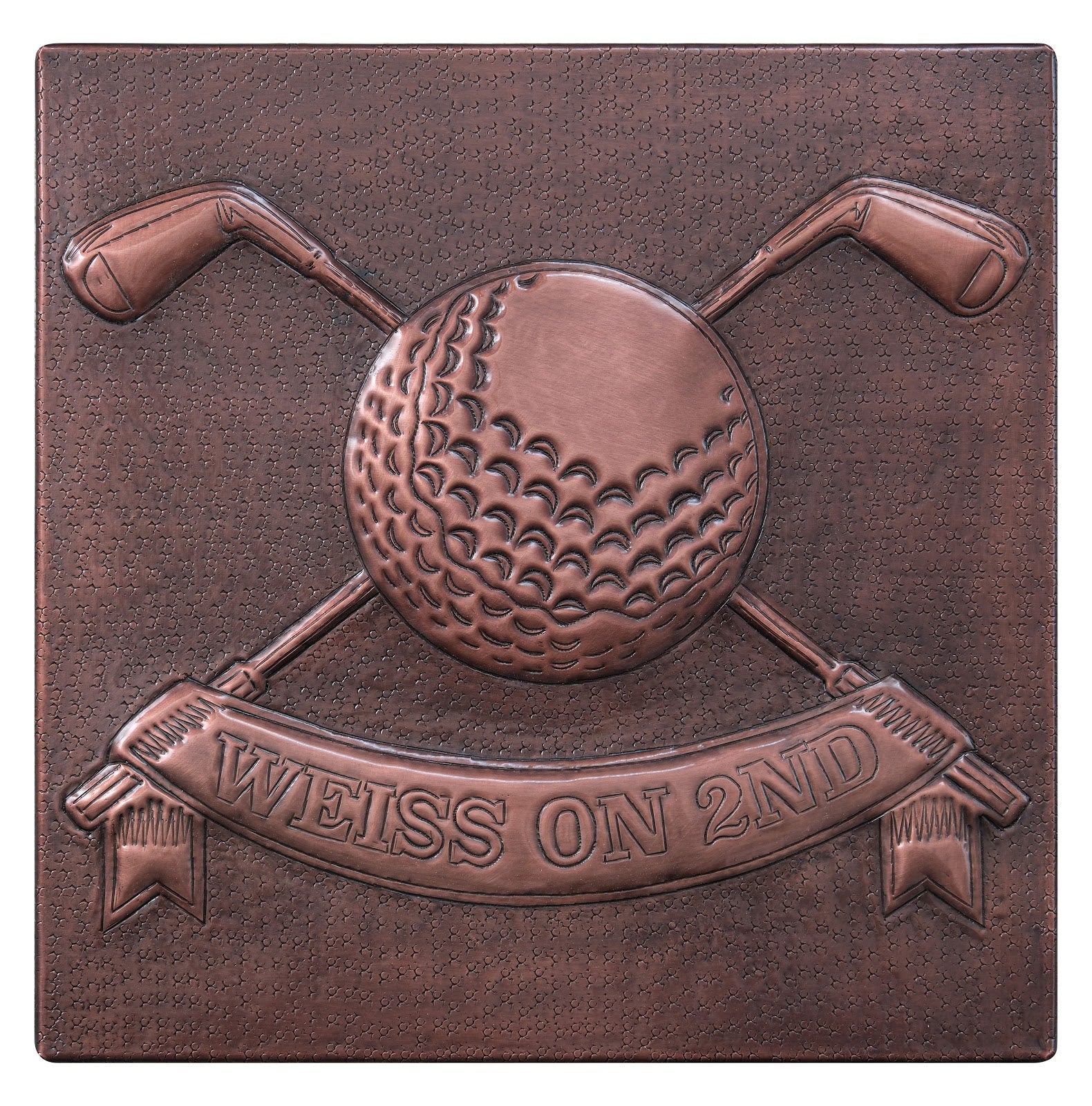 Copper Golf Tournament Trophy and Award Plaque - Natuross