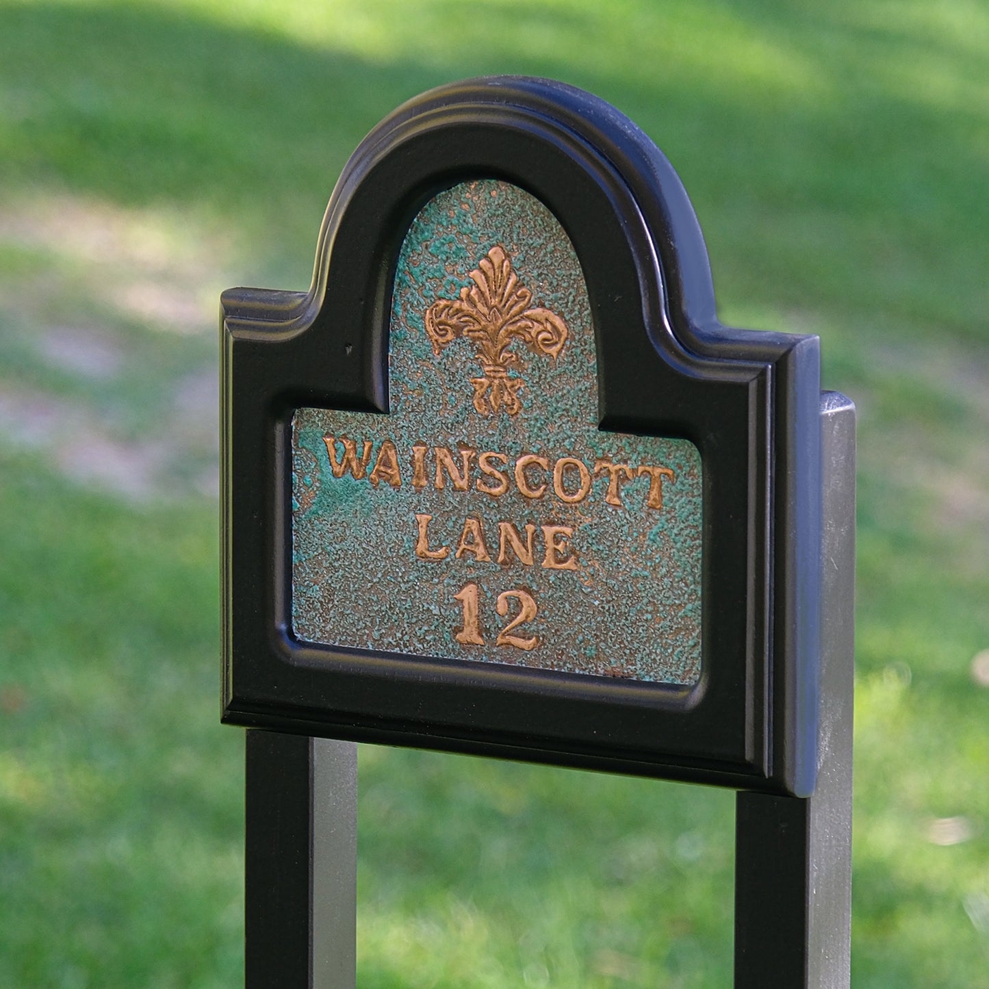 Yard Address Sign with Double Stake - Natuross