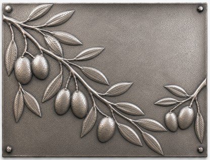 Olive Branch Copper Backsplash