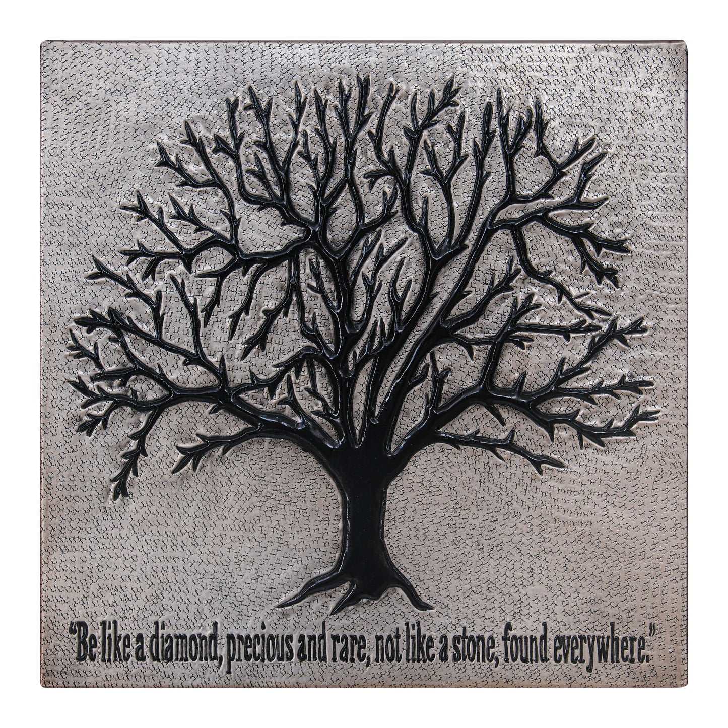 Eternal Tree Copper Backsplash in Gray & Black - Natuross