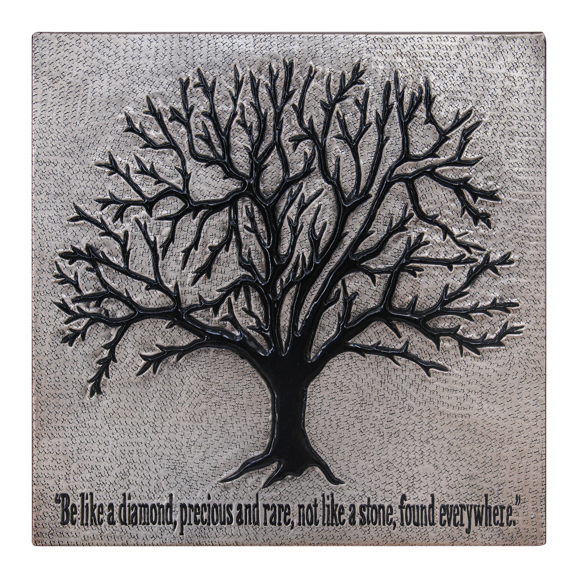 Eternal Tree Copper Backsplash in Gray & Black - Natuross