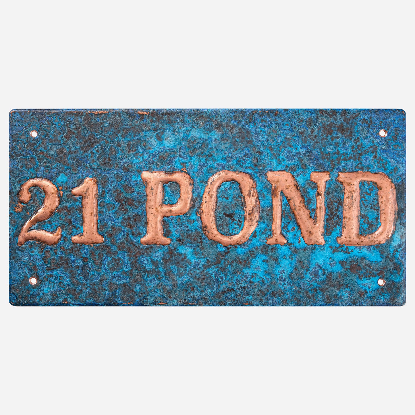 Copper Address Plaque