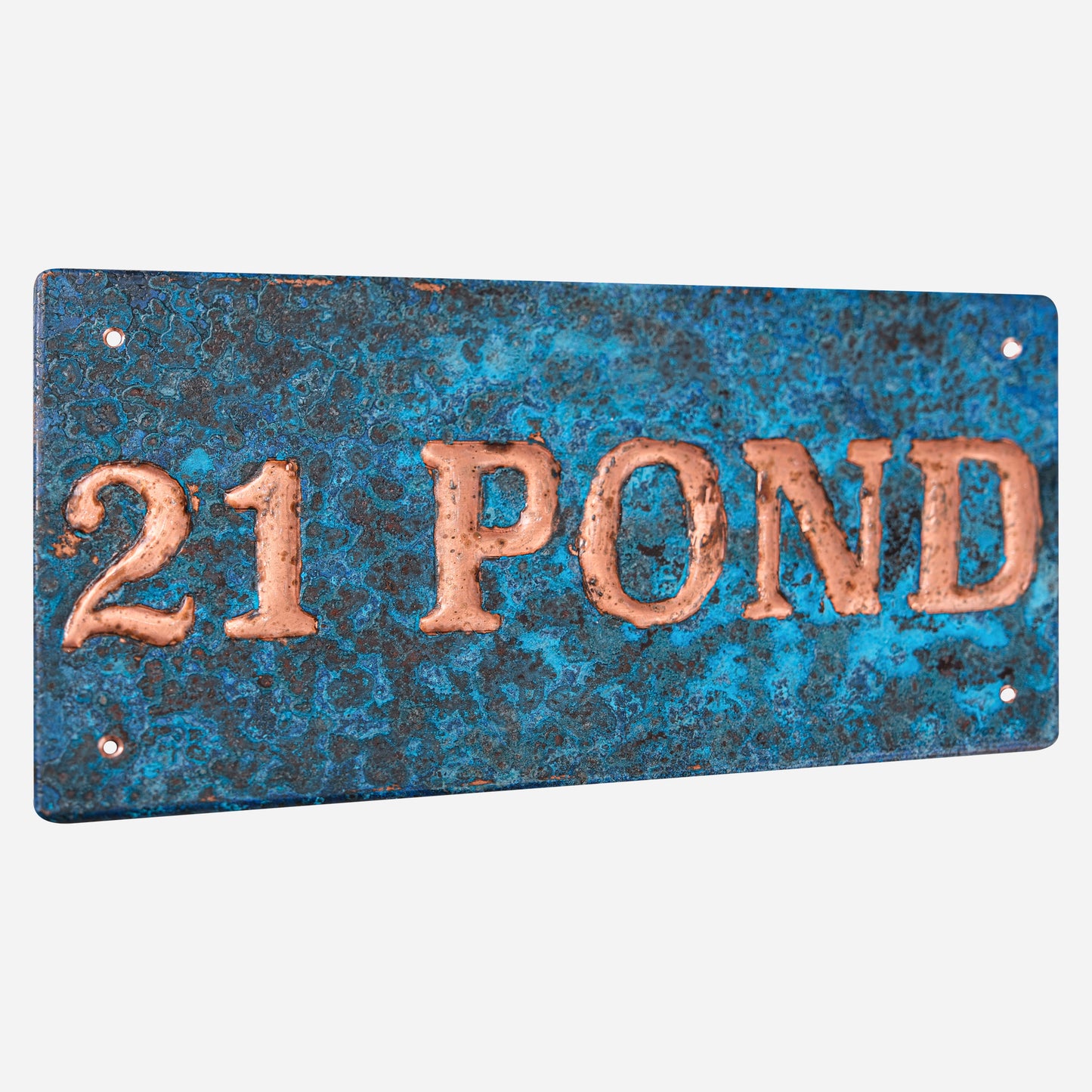 Copper Address Plaque