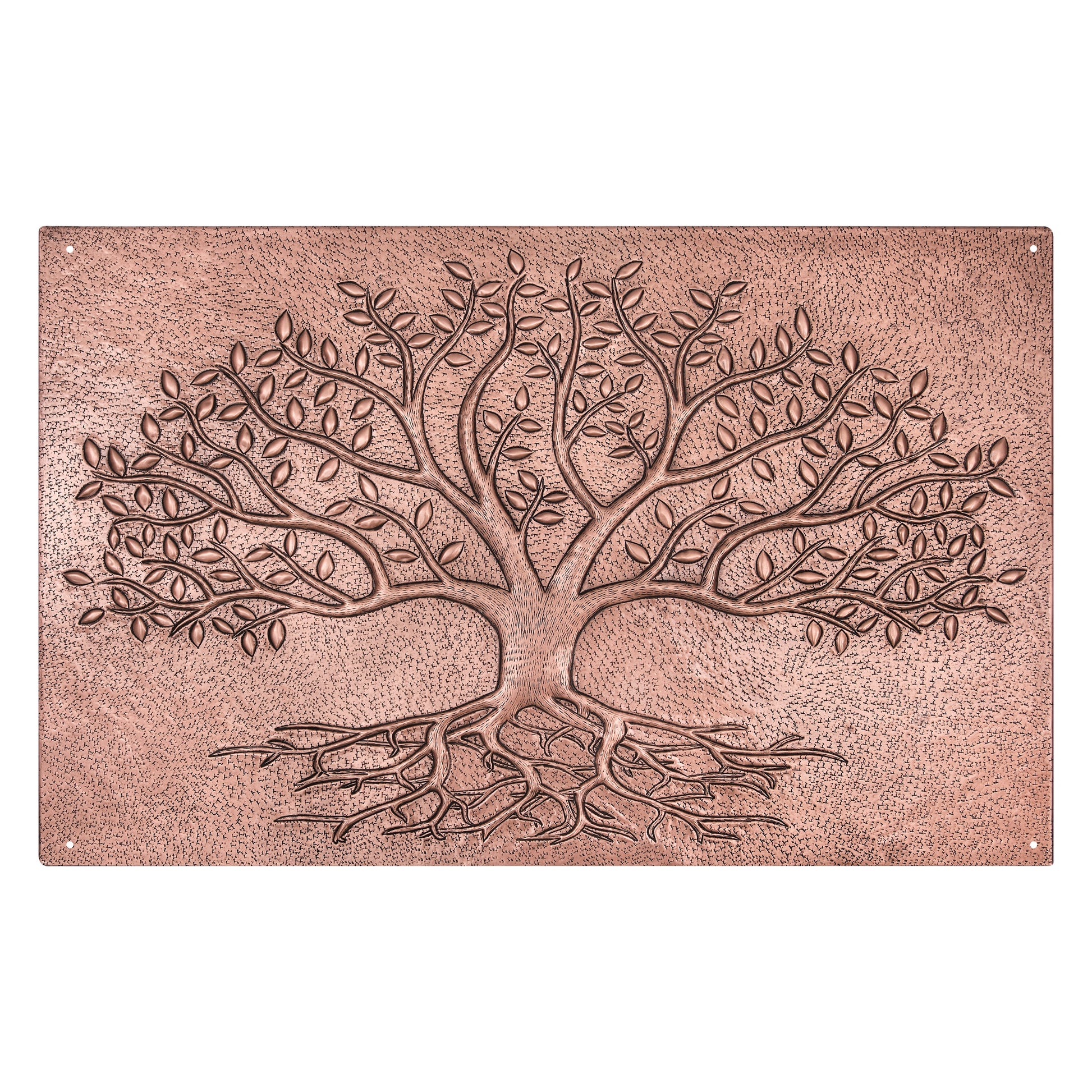 Copper Tree With Roots Backsplash | Handmade Symbolic Copper Kitchen Backsplash Panel - Natuross