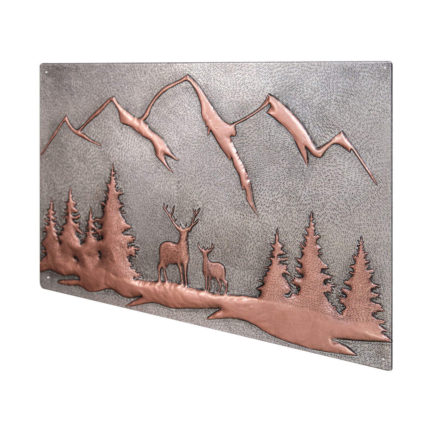 Gray & Copper Deer Backsplash