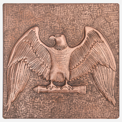 Copper Eagle Wall Art 11.8x11.8" - Natuross