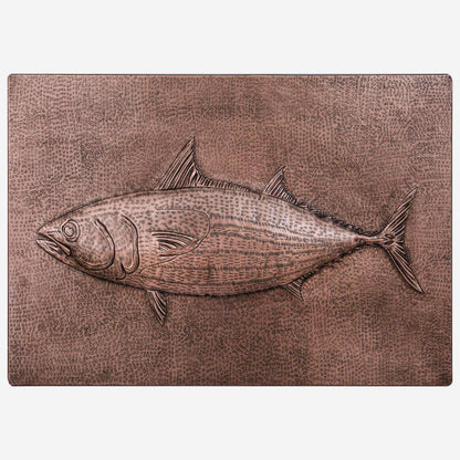 Copper Backsplash Panel (Skipjack Tuna Fish)