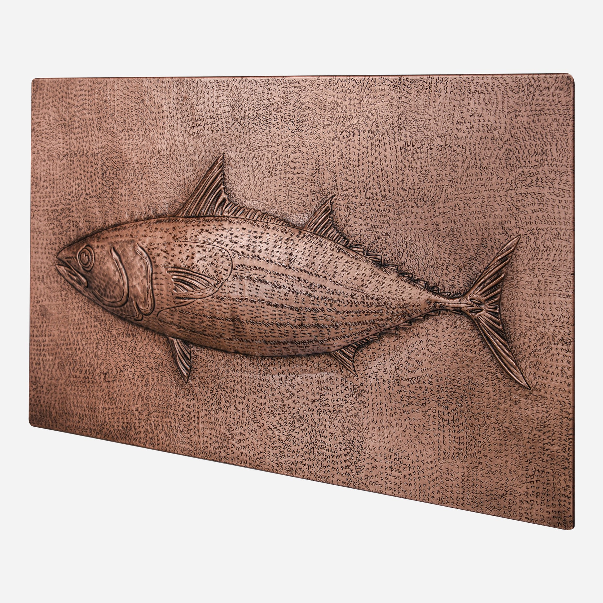 Copper Backsplash Panel (Skipjack Tuna Fish)