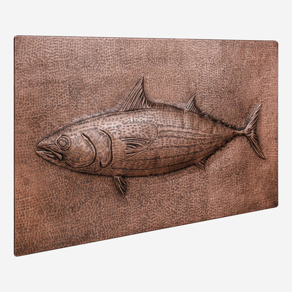 Copper Backsplash Panel (Skipjack Tuna Fish)