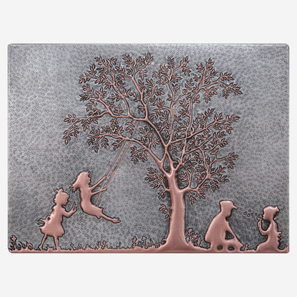 Swinging Children Copper Backsplash Tile