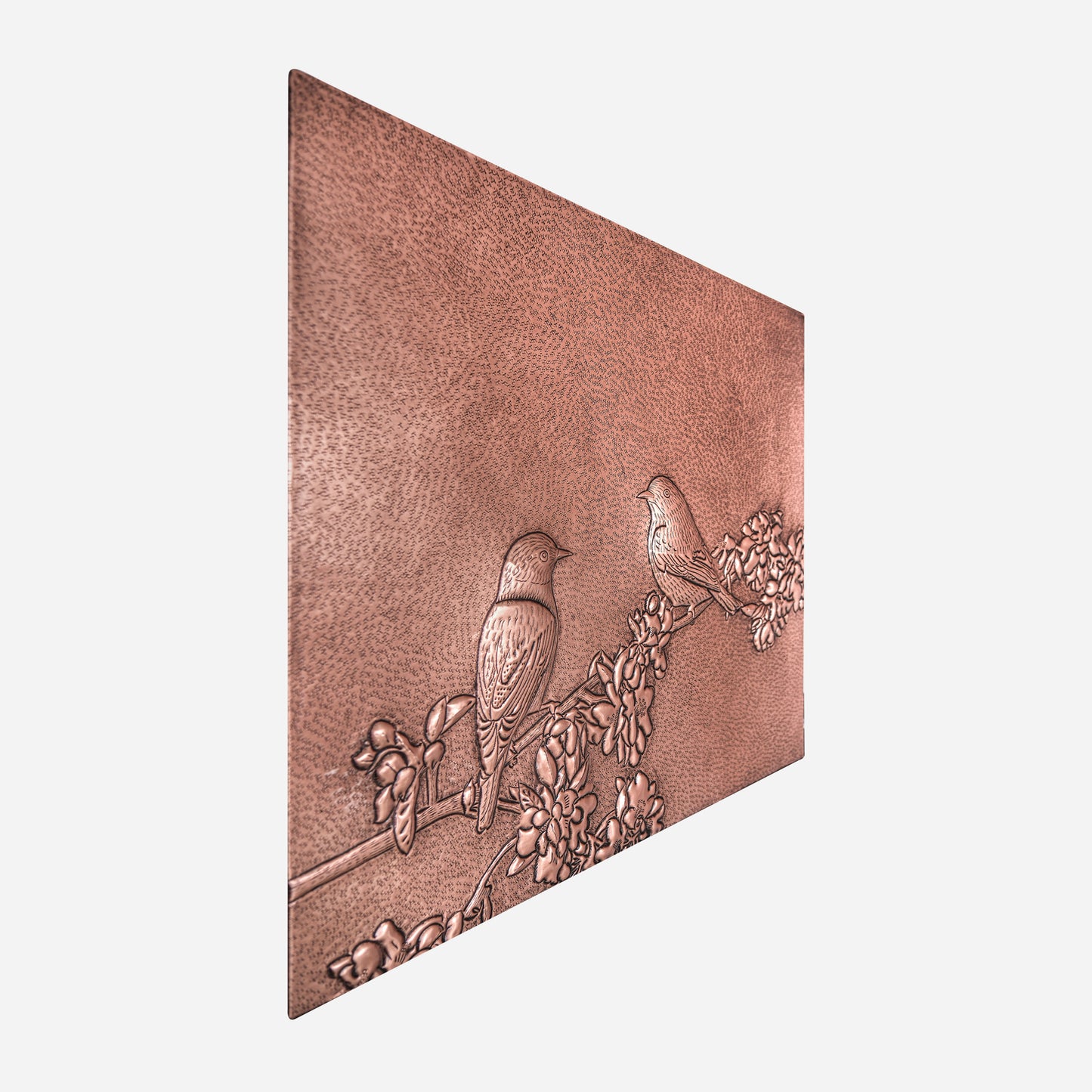 Birds on a Tree Branch Copper Kitchen Backsplash