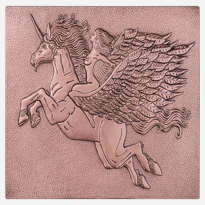 Copper Backsplash (Flying Pegasus, Personalized)