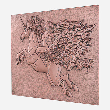 Copper Backsplash (Flying Pegasus, Personalized)