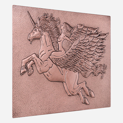 Copper Backsplash (Flying Pegasus, Personalized)