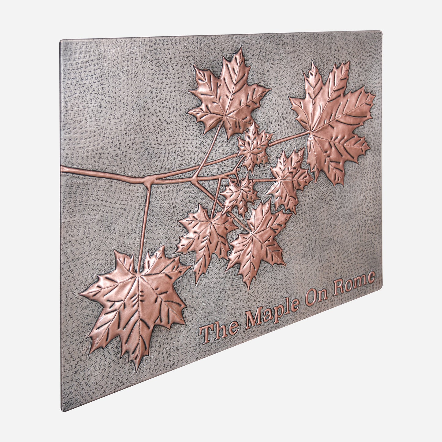Maple Tree Branches Copper Backsplash Tile