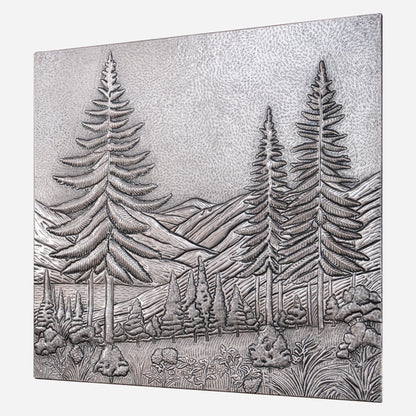 Forest Scene Kitchen Backsplash Tile