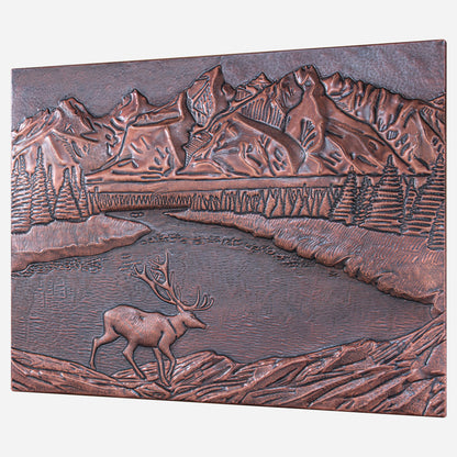 Mountain Scene Kitchen Backsplash Tile