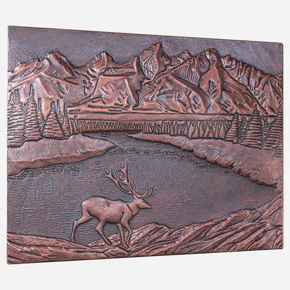 Mountain Scene Kitchen Backsplash Tile