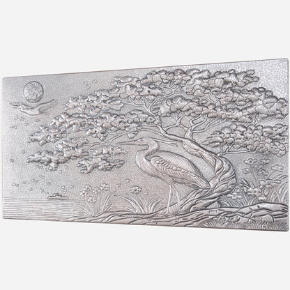 Copper Kitchen Backsplash( Heron in Nature, Gray Color)