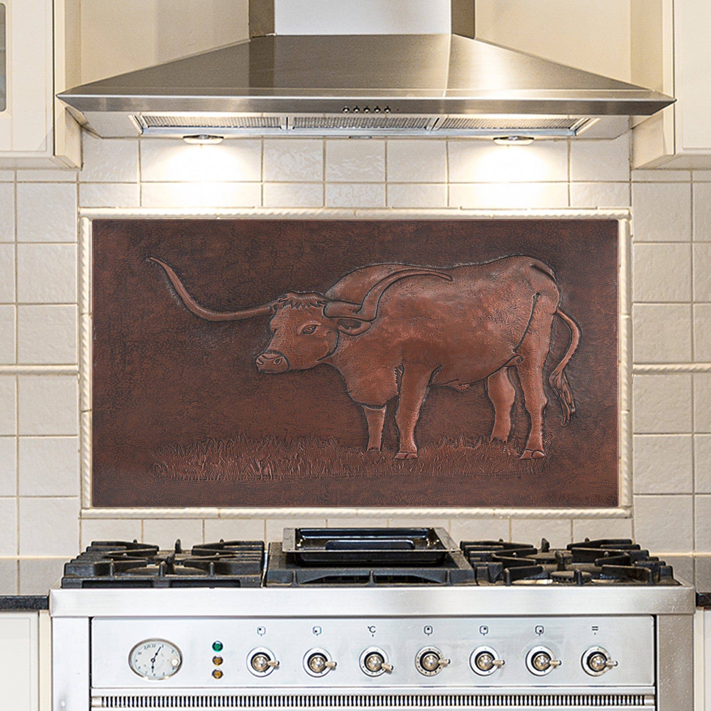 Bull Copper Kitchen Backsplash - Natuross