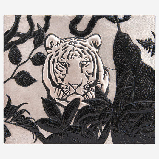 Tiger Scene Copper Kitchen Backsplash - Natuross