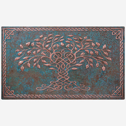 Green Patina Celtic Tree of Life