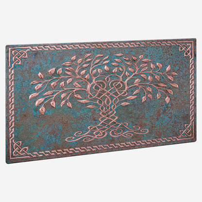 Green Patina Celtic Tree of Life