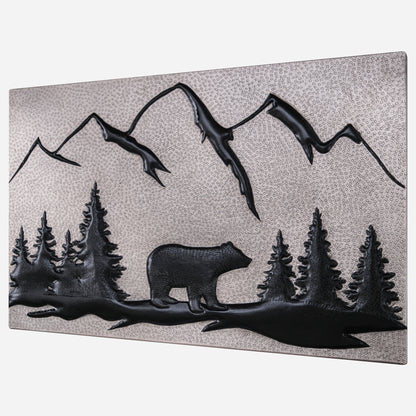 Copper Backsplash( Bear Scene, Gray&Black Color)