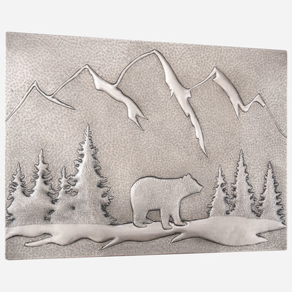 Copper Backsplash( Bear Scene, Gray Color)