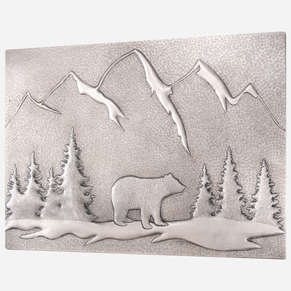 Copper Backsplash( Bear Scene, Gray Color)