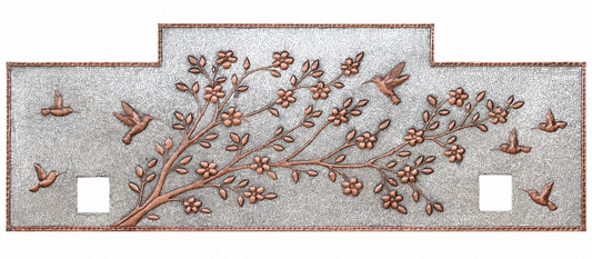 Cherry Blossoms & Hummingbirds Kitchen Backsplash